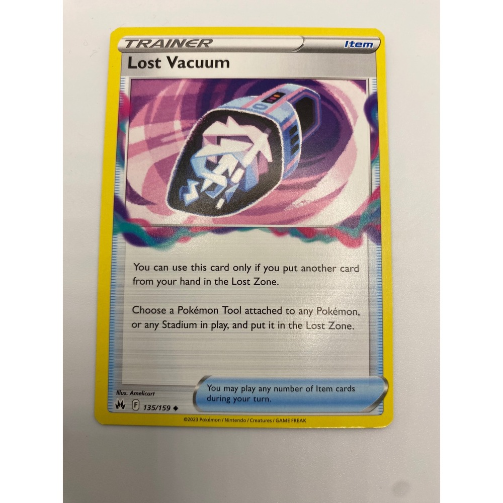Pokemon Standard Lost Vacuum Silver Crown Zenith 135/159 Uncommon Trainer Gaming